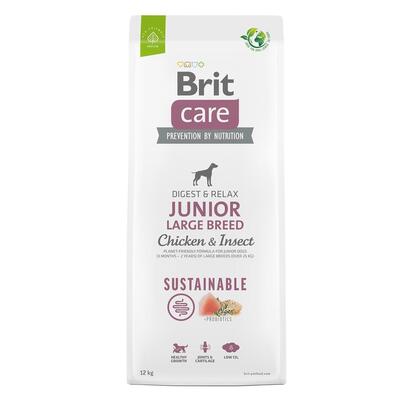 brit-care-dog-sustainable-junior-large-breed-chicken-insect-alimento-seco-para-perros-12-kg