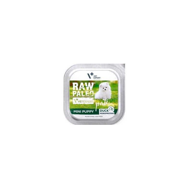 raw-paleo-pate-mini-puppy-duck-comida-humeda-para-perros-150g