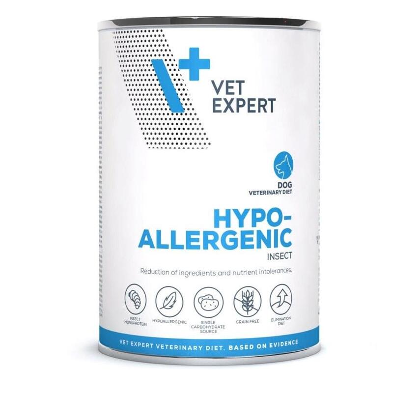 vet-expert-hypoallergenic-insect-comida-humeda-para-perros-400g