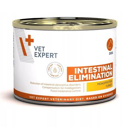 vet-expert-intestinal-elimination-turkey-comida-humeda-para-perros-200g
