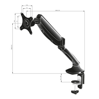 iiyama-ds3001c-b1-soporte-para-monitor-686-cm-27-abrazadera-negro