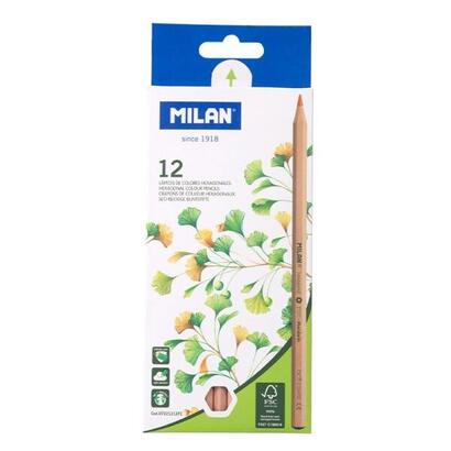 milan-pack-de-12-lapices-hexagonales-de-colores-mina-29mm-resistente-a-la-rotura-madera-certificada-fsc-