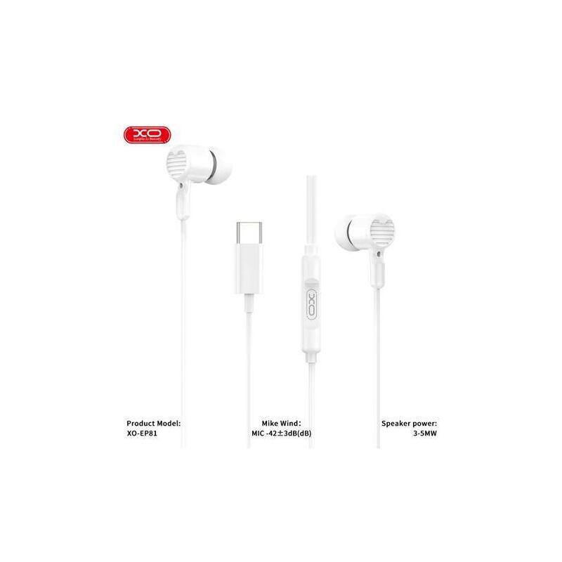 auriculares-xo-ep81-intrauditivos-con-microfono-conexion-usb-c-cable-de-120m-blanco