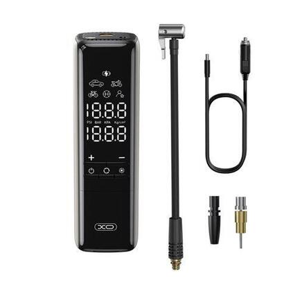 xo-cz017-inflador-de-aire-portatil-pantalla-lcd-3-bocas-12v-negro