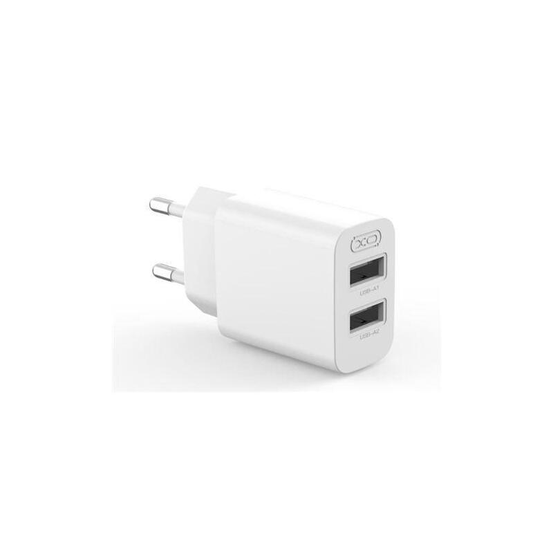 cargador-xo-l109-de-pared-10w-carga-rapida-2xusb-a-blanco