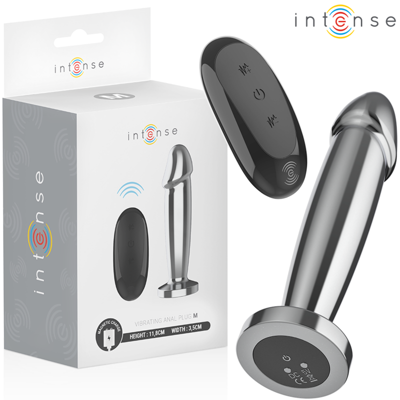 intense-plug-anal-10-vibraciones-metal-en-forma-de-dildo-con-control-remoto-m