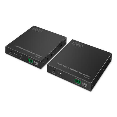 digitus-extender-set-hdmi-fiber-ip-4k-60hz-negro