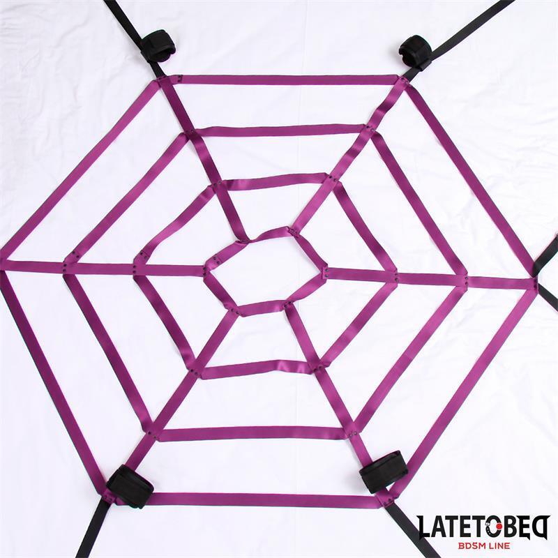 set-de-ataduras-para-la-cama-en-tela-de-arana set-de-ataduras-para-la-cama-en-tela-de-arana