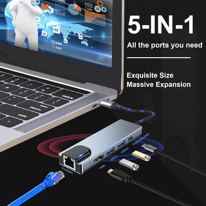 adaptador-usb-c-para-portatil-con-2-x-usb-30-1-x-usbc-pd100w-1-x-hdmi-4k-1-x-red-lan-rj45