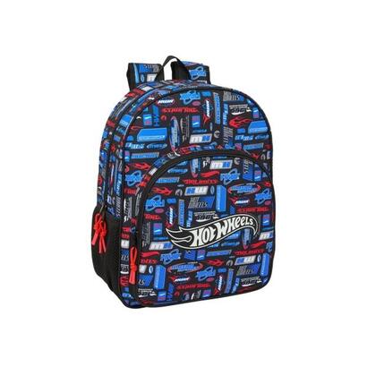 safta-hot-wheels-mochila-infantil-adaptable-a-carro-asa-de-mano-bolsillos-laterales-33x42x14cm