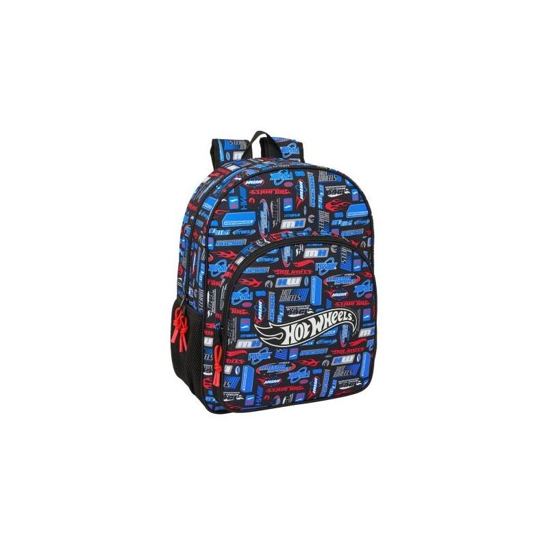 safta-hot-wheels-mochila-infantil-adaptable-a-carro-asa-de-mano-bolsillos-laterales-33x42x14cm