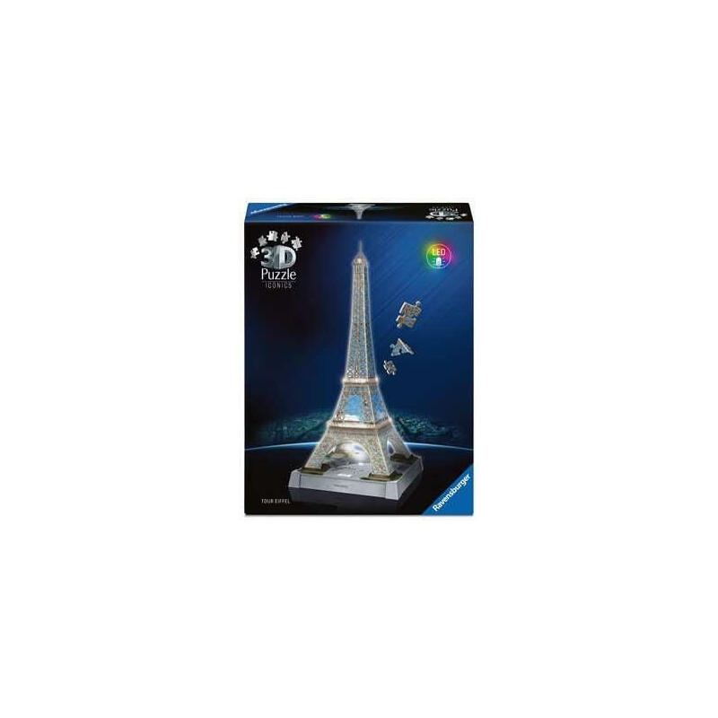 ravensburger-puzzle-3d-iconics-torre-eiffel-con-luz-216-piezas-12008024