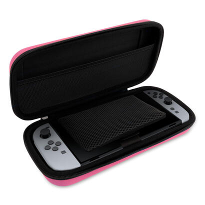 nacon-switchnewpouchlpink-funda-protectora-rigida-nintendo-rosa
