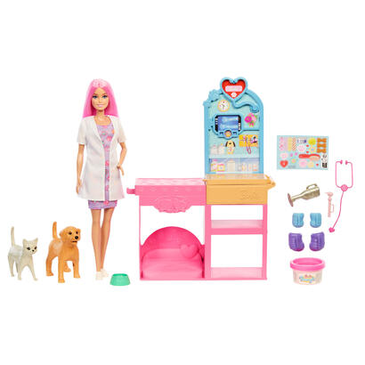 mattel-barbie-gute-besserung-tierkrankenstation-muneca-und-zubehor-jfx93