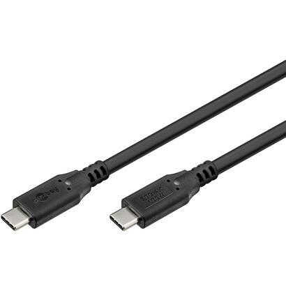 goobay-74195-cable-usb-usb4-gen-2x2-1-m-usb-c-negro