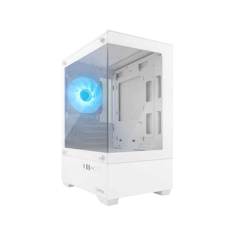 caja-pc-gaming-coolbox-gm200-vision-lite-matx-argb-cristal-templado-blanco