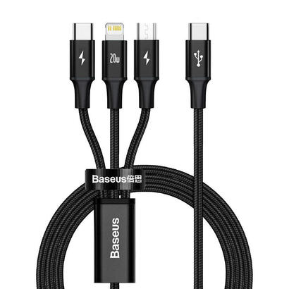 baseus-rapid-3-in-1-cable-usb-15-m-usb-a-usb-cmicro-usb-alightning-negro