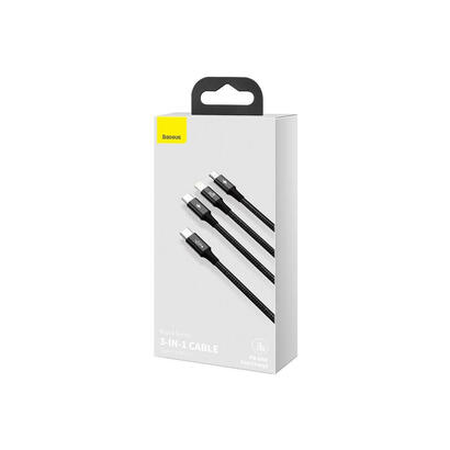 baseus-rapid-3-in-1-cable-usb-15-m-usb-a-usb-cmicro-usb-alightning-negro
