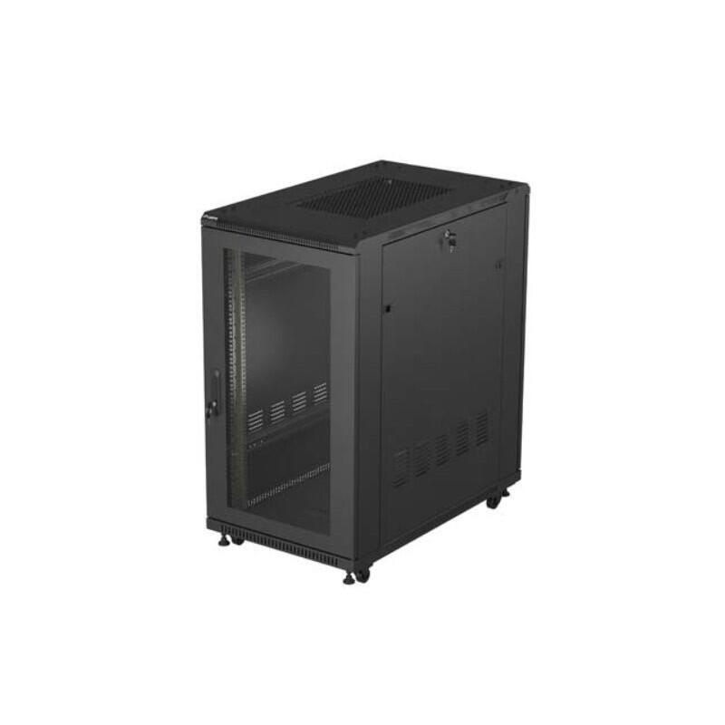 szafa-instalacyjna-rack-stojaca-19-22u-600x1000-negro-drzwi-perforowane-flat-pack