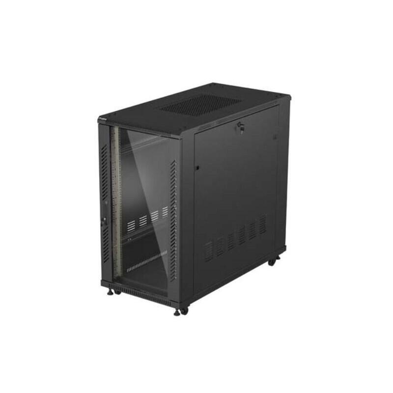 szafa-instalacyjna-rack-stojaca-19-22u-600x1200-negro-drzwi-przeszklone-flat-pack