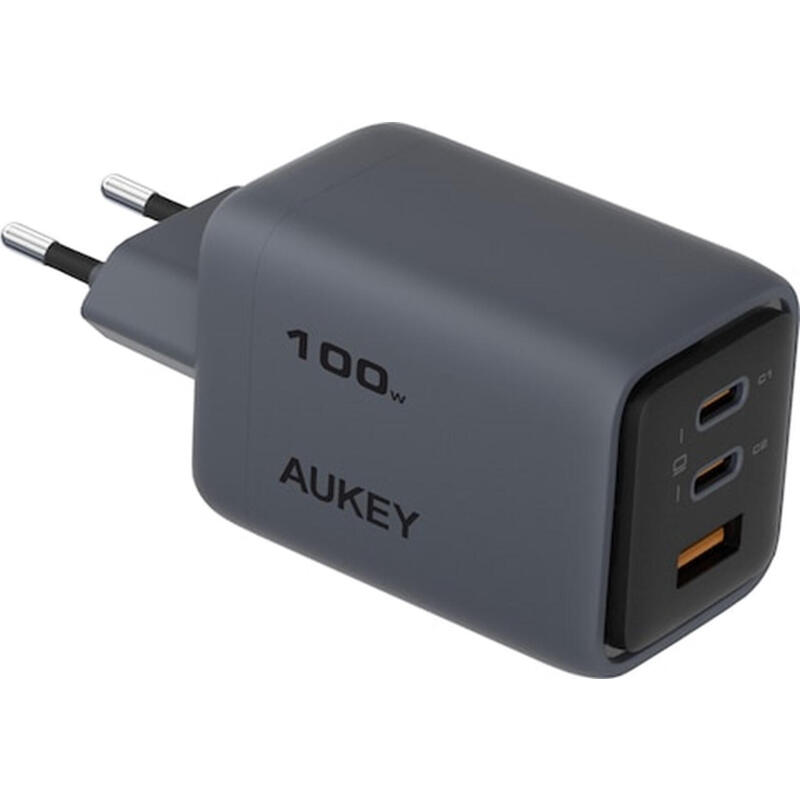aukey-pa-c5-wall-charger-100w-gray