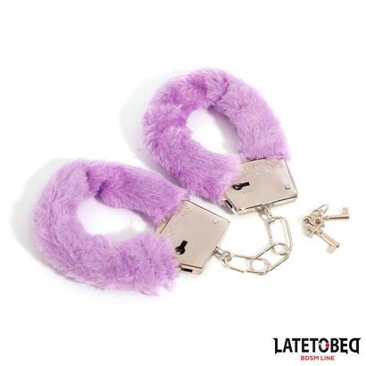 esposas-de-metal-furry-de-pelo-purpura