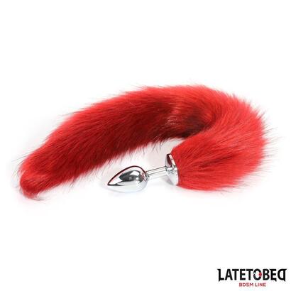 plug-anal-con-cola-rojo-vino-40-cm