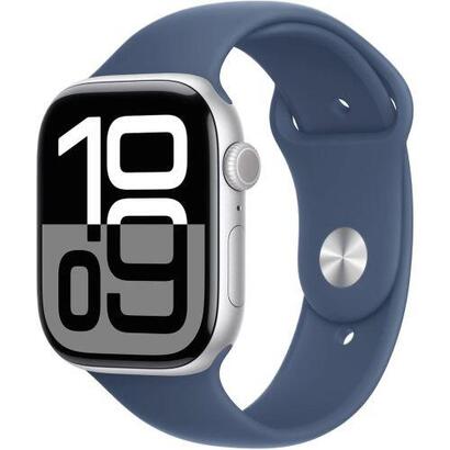 apple-watch-series-10-gps-42mm-silver-alu-case-blue-cloud-sport-loop-mwwd3