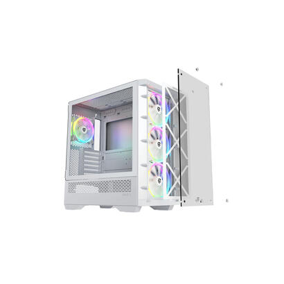 nfortec-caja-gaming-cristal-templado-draco-x-white-usb-32-a-rgb-blanco