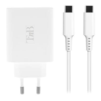 tnb-iclick-cargador-compacto-usb-c-y-usb-a-blanco