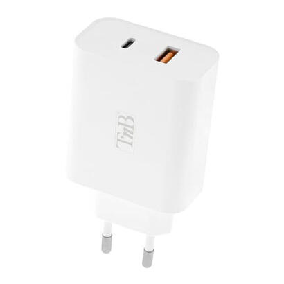 tnb-iclick-cargador-compacto-usb-c-y-usb-a-blanco