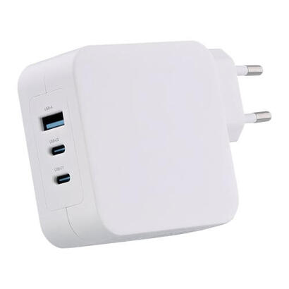 tnb-iclick-cargador-gan-100w-usb-c-y-usb-a-blanco