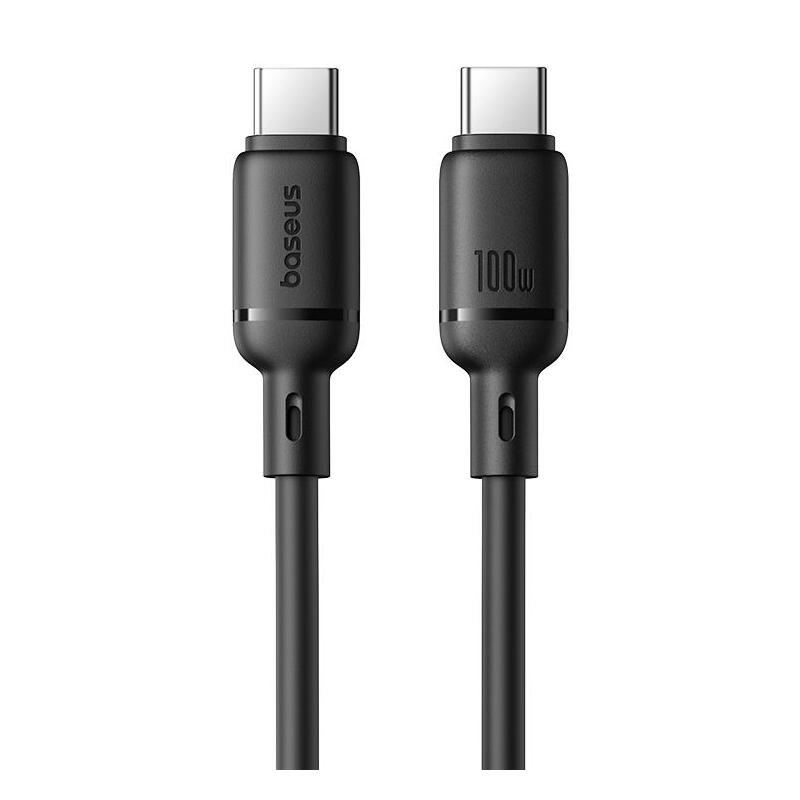 cable-baseus-silky-type-c-srj-kbl-100w-2m-syh-usb-usb-c-negro
