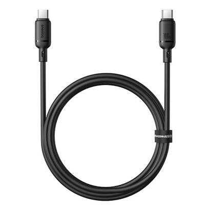 cable-baseus-silky-type-c-srj-kbl-100w-2m-syh-usb-usb-c-negro