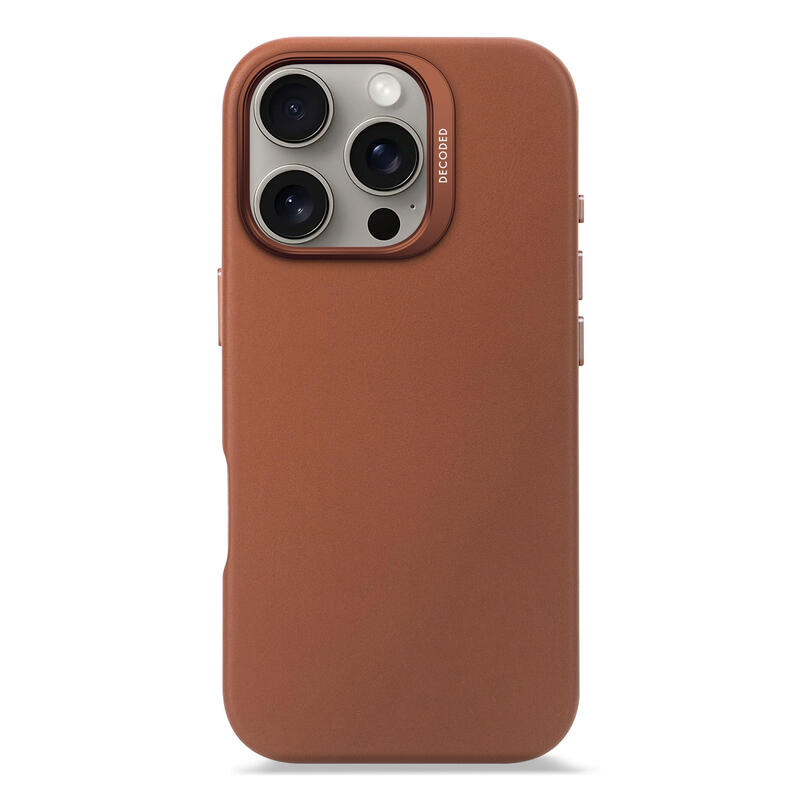 decoded-leather-case-funda-para-iphone-16-pro-16-cm-63-marron
