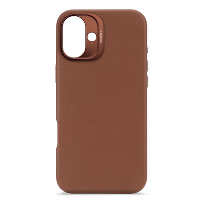 decoded-leather-case-funda-para-iphone-16-plus-17-cm-67-marron