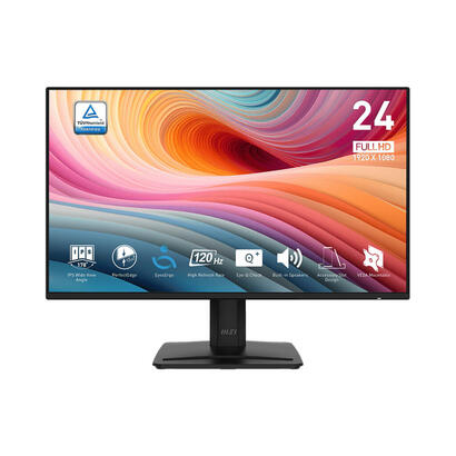 lcd-monitor-msi-pro-mp242a-e2-24-business-matte-panel-ips-1920x1080-169-120-hz-1-ms-speakers-colour-black-promp242ae2