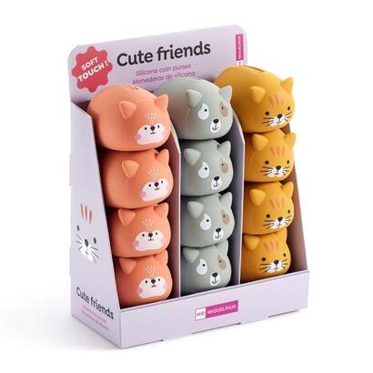 miquel-rius-back2fun-animales-cute-expositor-con-12-monederos-de-silicona-4-de-cada-modelo-de-animal-cierre-con