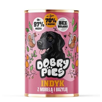 dobry-pies-turkey-with-apricot-and-basil-comida-humeda-para-perros-400g