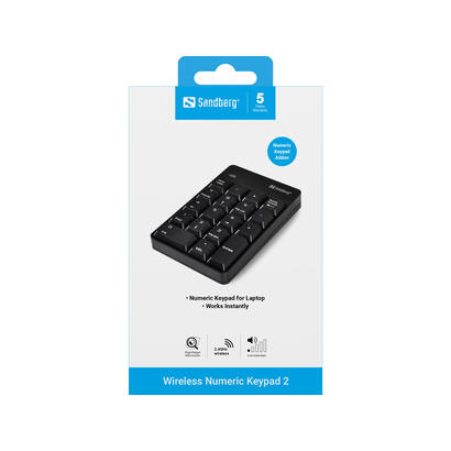 sandberg-630-05-teclado-numerico-inalambrico-negro