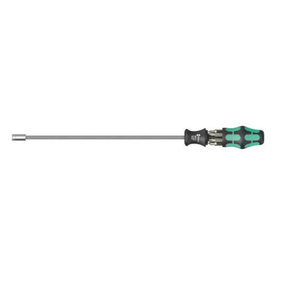 juego-de-puntas-wera-kraftform-kompakt-27-xl-universal-imperial-1-negroverde-7-piezas-cargador-integrado-5051032001