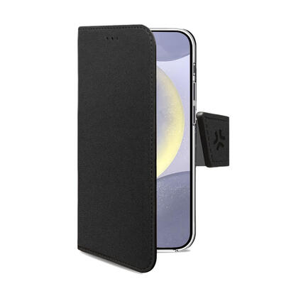 celly-wally-funda-para-galaxy-s24-5g-17-cm-67-funda-cartera-negro