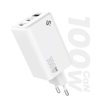 cargador-paredviaje-2xusb-c-usba-gan-100w-pd-blanco-subblim-cargador-subblim-gan-100w-usb-c-3-puertos-2x-usb-c-1x-usb-a