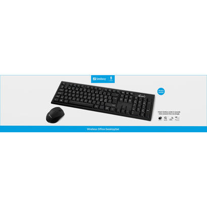 sandberg-631-20-teclado-raton-incluido-oficina-rf-inalambrico-qwerty-nordico-negro