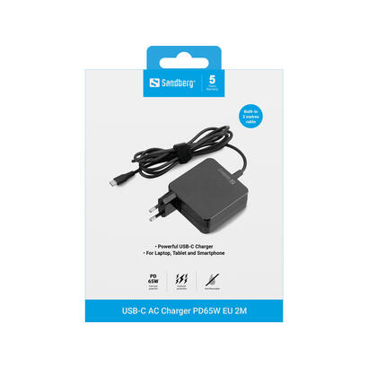 sandberg-usb-c-cargador-65w-pd65w-ue-2m