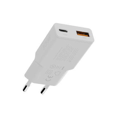 cargador-usb-de-viajepared-33w-go2-slimline-type-cusb-blanco-xtorm-salida-usb-c-pd-33-w-salida-usb-a-quick-charge-30-18-w