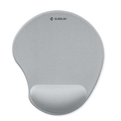 alfombrilla-ergonomica-subblim-ergo-neogel-mousepad-plateada