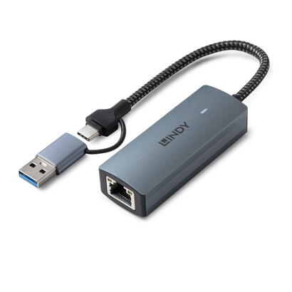 hub-lindy-43415-de-interfaz-usb-32-gen-2-31-gen-2-type-c-5000-mbits-gris