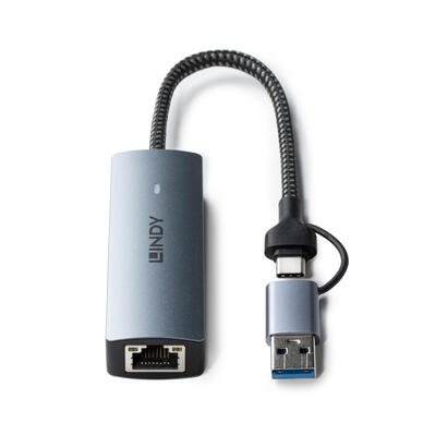 hub-lindy-43415-de-interfaz-usb-32-gen-2-31-gen-2-type-c-5000-mbits-gris