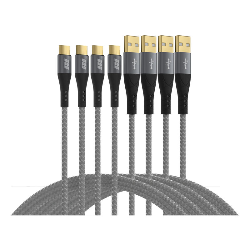 efb-usb-a-a-usb-c-cableset-60w-qc-3a-05123m-gris efb-usb-a-a-usb-c-cableset-60w-qc-3a-05123m-gris